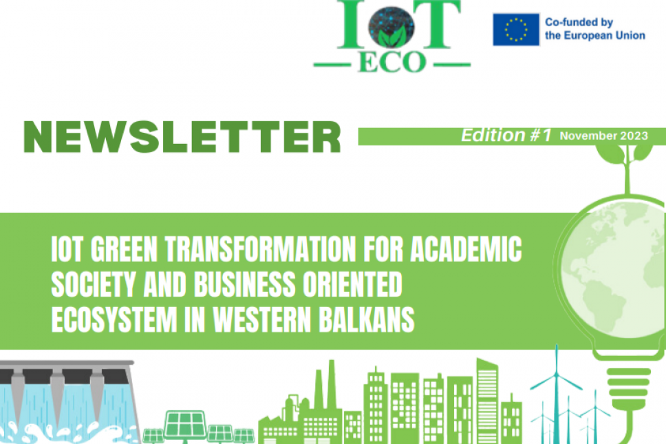 Objavljen I bilten (newsletter) na Erasmus + projektu IoT-ECO