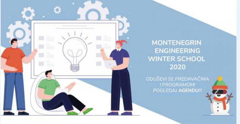 Crnogorska inženjerska zimska škola - prijave do 15. januara 2020. godine