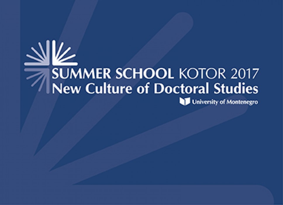 Ljetnja škola „Nova kultura doktorskih studija“ na Cetinju i u Kotoru