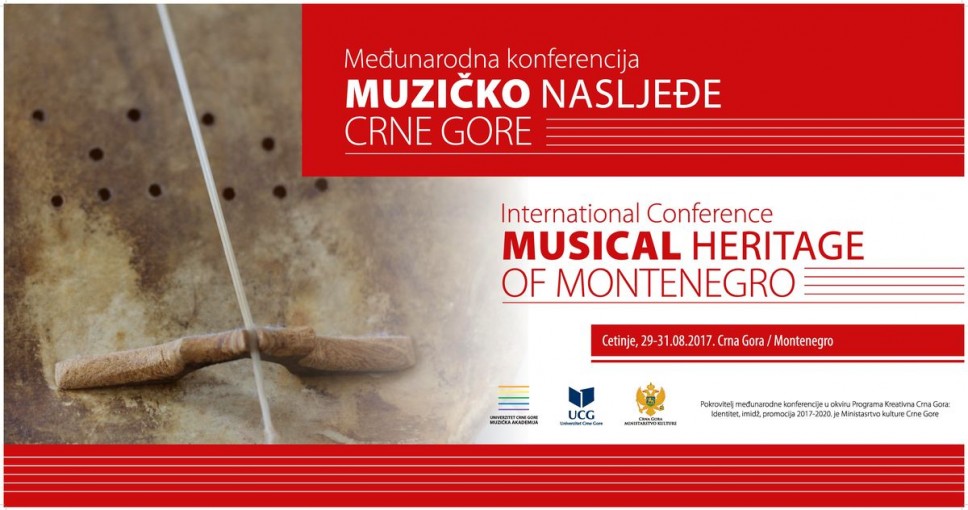 Međunarodna konferencija "Muzičko nasljeđe Crne Gore"